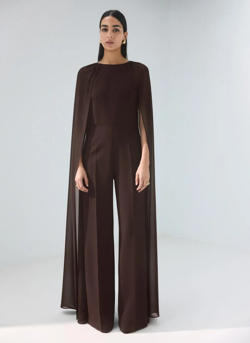 مانجو Long sleeve jumpsuit with openings